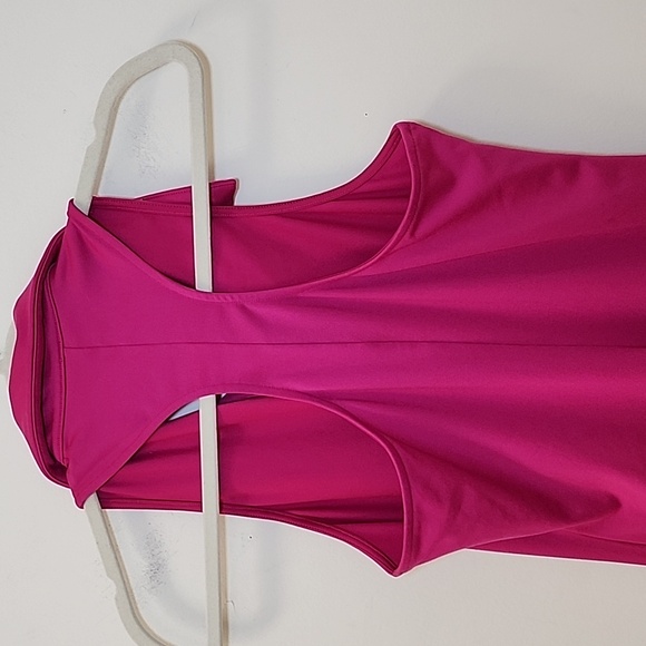 Alo Yoga Charmed Pink Tennis Sleeveless Polo Mini  Dress Size Small - Picture 15 of 16